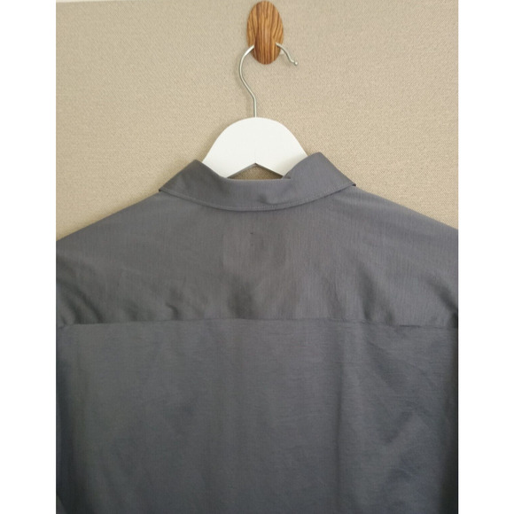 Eton Shirt Men Large Gray Modern Casual Career Office Classic Button Down - Picture 8 of 12